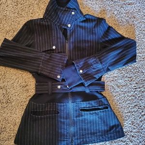 Pinstripe Lululemon zip up jacket